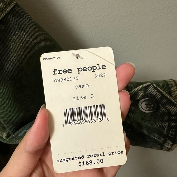 NWT Free People Seize the Day Utility Jacket - Picture 6 of 7